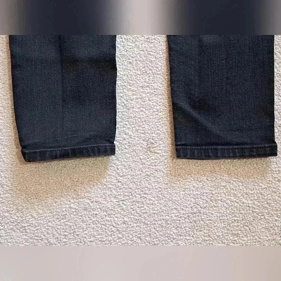 ❤️ Old Navy Super Skinny Jeans Black Denim Size 6 Stretch Mid Rise - Picture 8 of 9